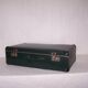 Green vintage suitcase 50s