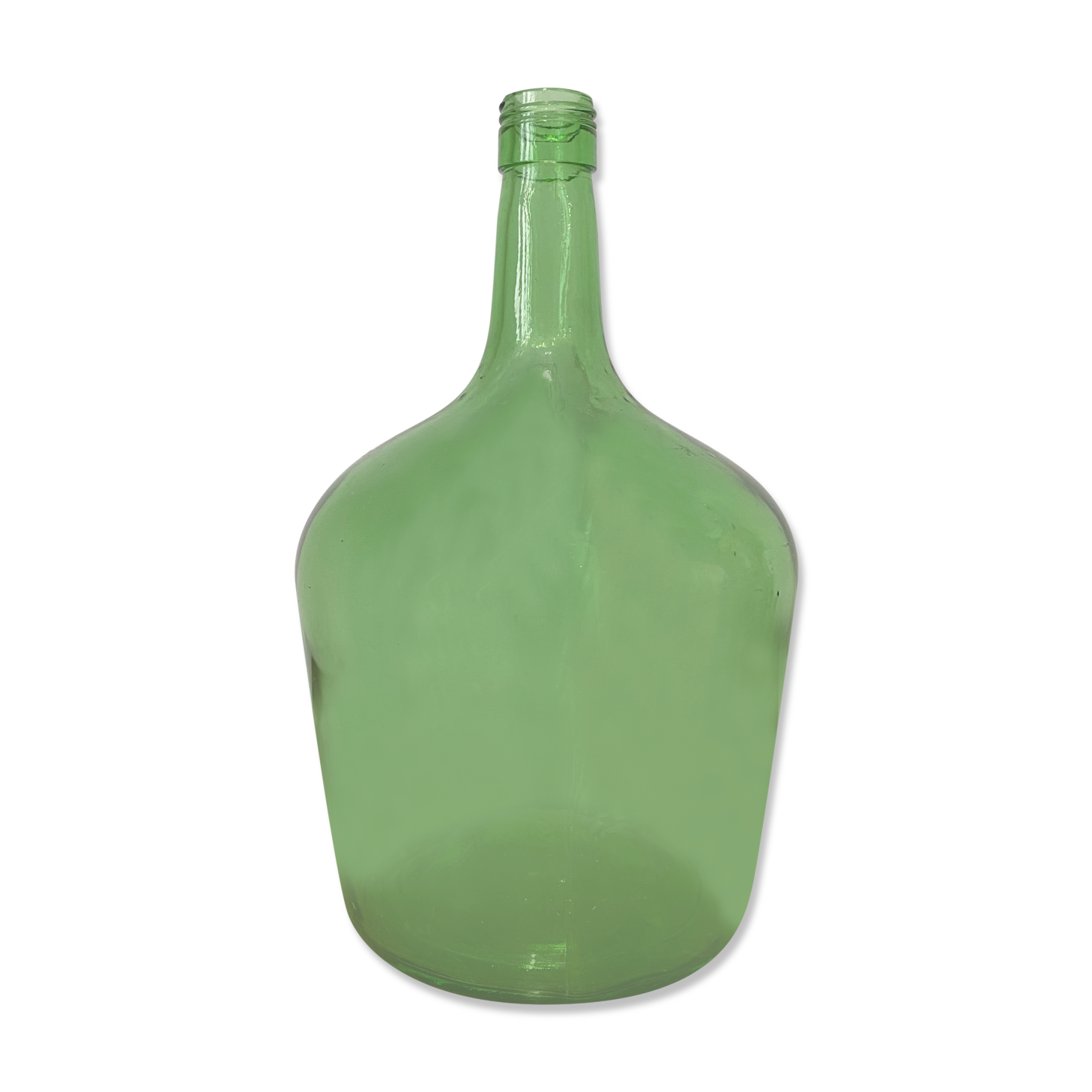 Demijohn in olive glass, 2L