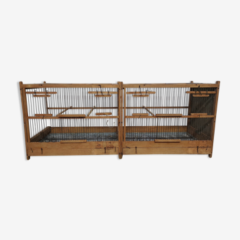Cage à oiseaux volière ancienne 110 cm