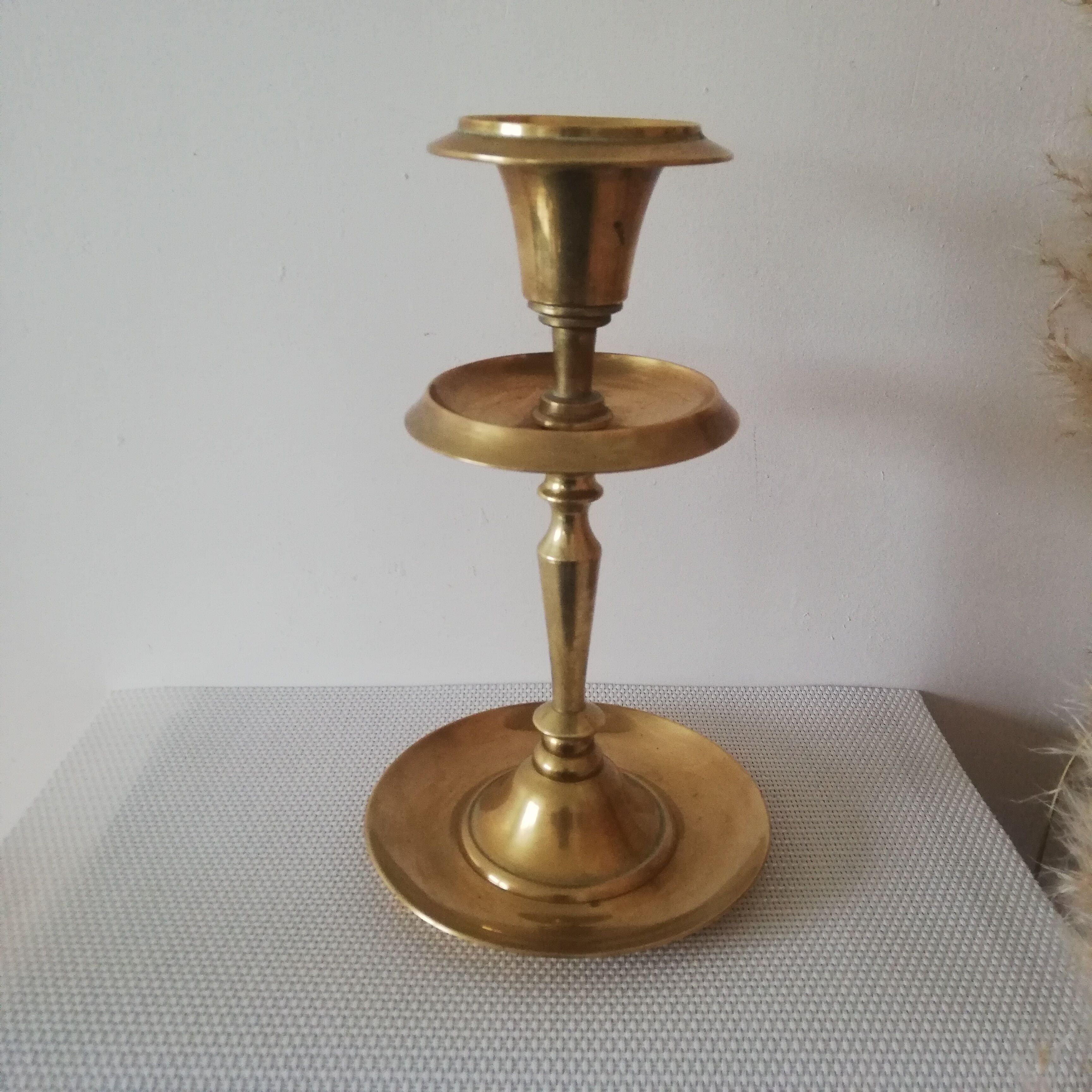 Brass candle holder