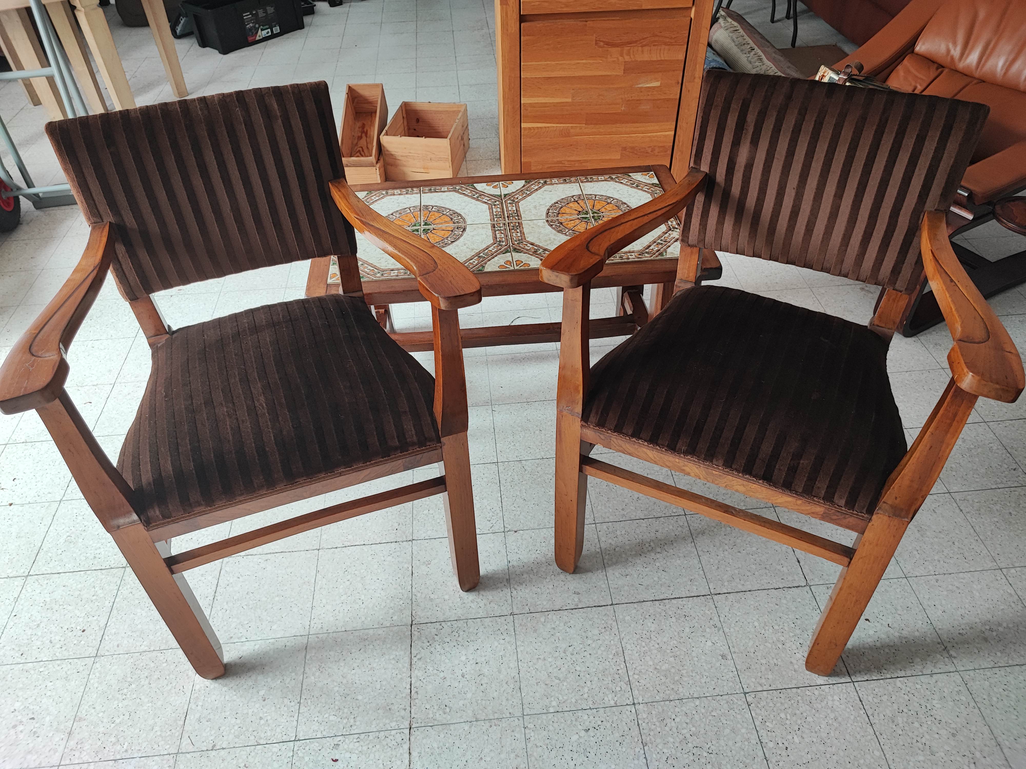 Biedermeier period armchairs