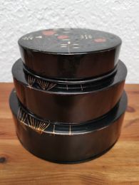 Black nesting boxes