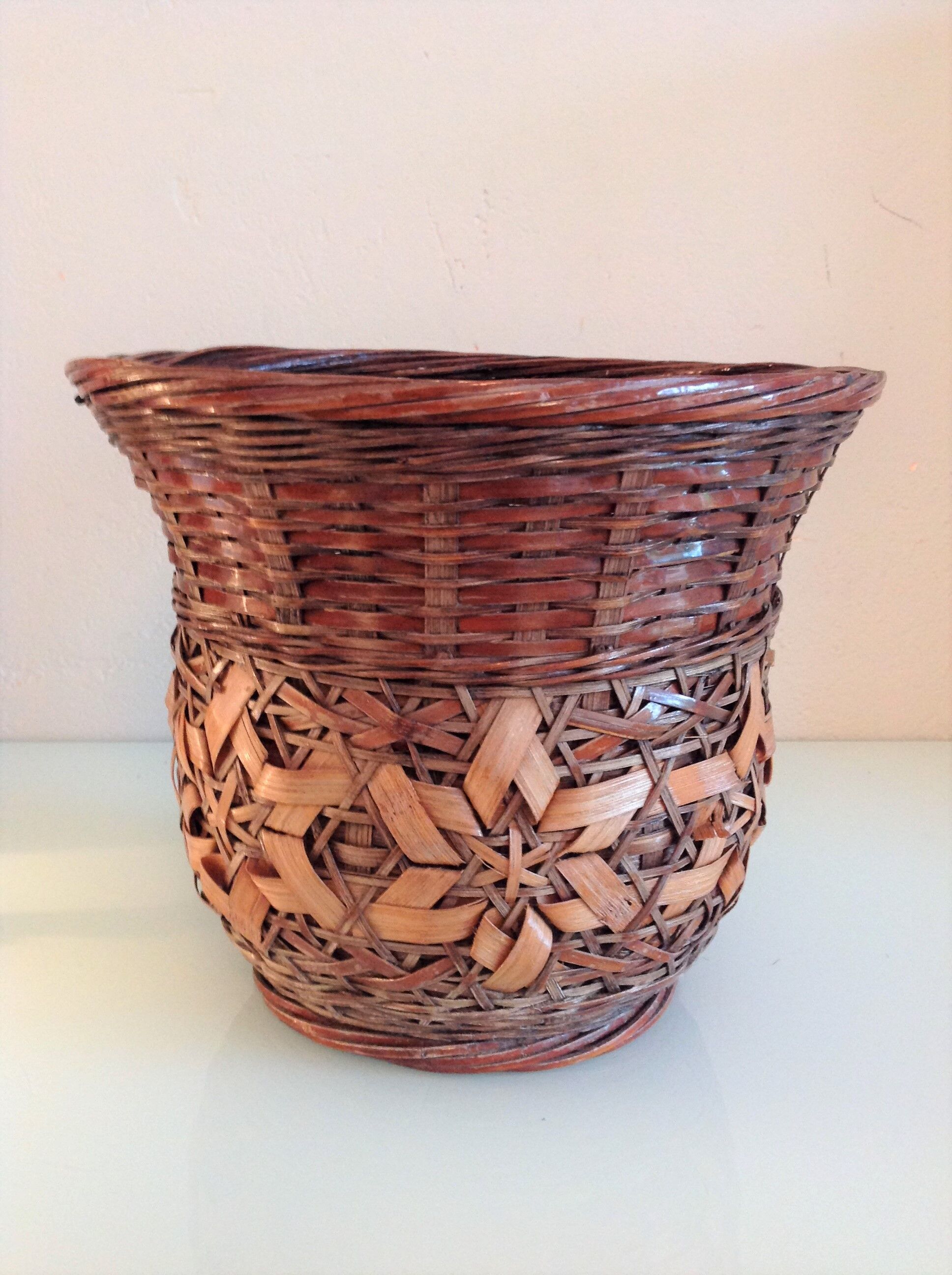 Braided wicker pot cover 60/70