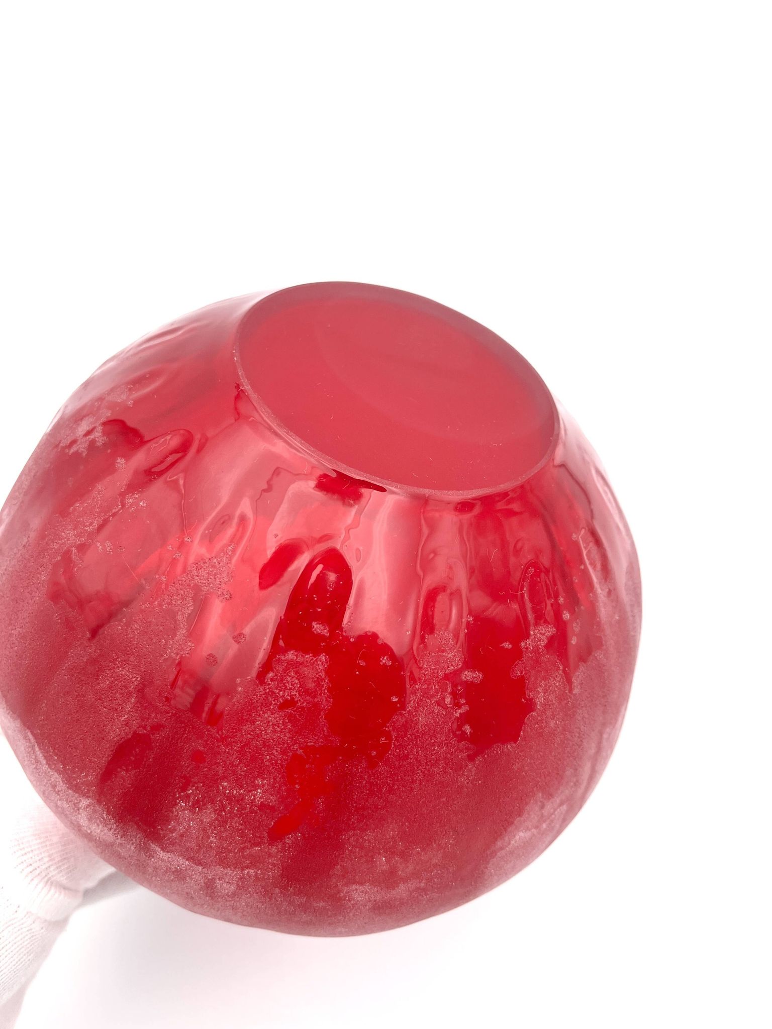 Vase Amphore "Scavo" Vetro Bisazza (Collaboration Segu so) Murano 1993