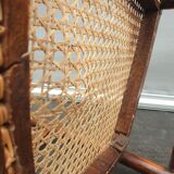 Pair chairs cans d'estaminet XIXth