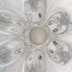 Large vase cascade crystal valves 1950/60 h