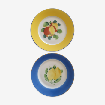 Assiettes en porcelaine