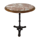 Pedestal table marble bistro