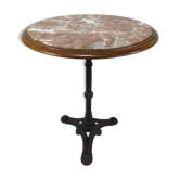 Pedestal table marble bistro