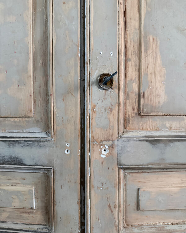 Armoire parisienne patinée (rénovée)