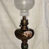 Art deco oil lamp