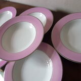 6 porcelain plates Sarah Creation