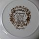 Set of 7 vintage English Staffordshire 'HAYRIDE' soup plates