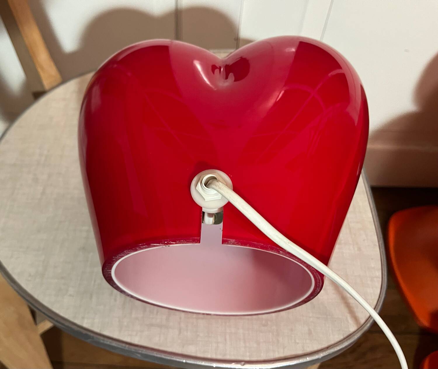 Lampe Habitat en forme de cœur