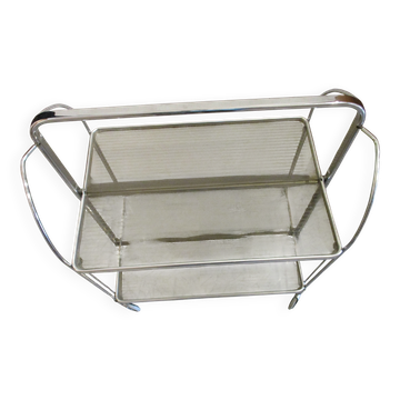 Folding dessert trolley on wheels, 1970s