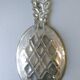 Trinket bowl in silver metal, pineapple shape, years 70