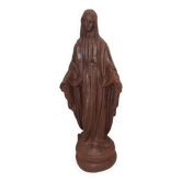 statue of the holy virgin in cast iron