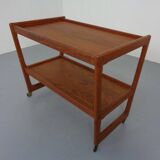 Teak Bar Cart by Holger Georg Jensen for Kubus, Denmark, 1960s