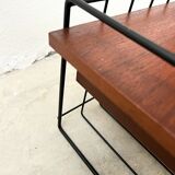 Wall-Mounted Nightstand – Mid-Century Teak