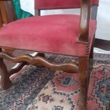 Pair of Louis III style armchairs