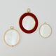Lot de 3 miroirs bombés / convexe / oeil de sorcière artilux vintage 1960s