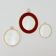 Set of 3 convex / witch's eye artilux vintage mirrors from the 1960s.
