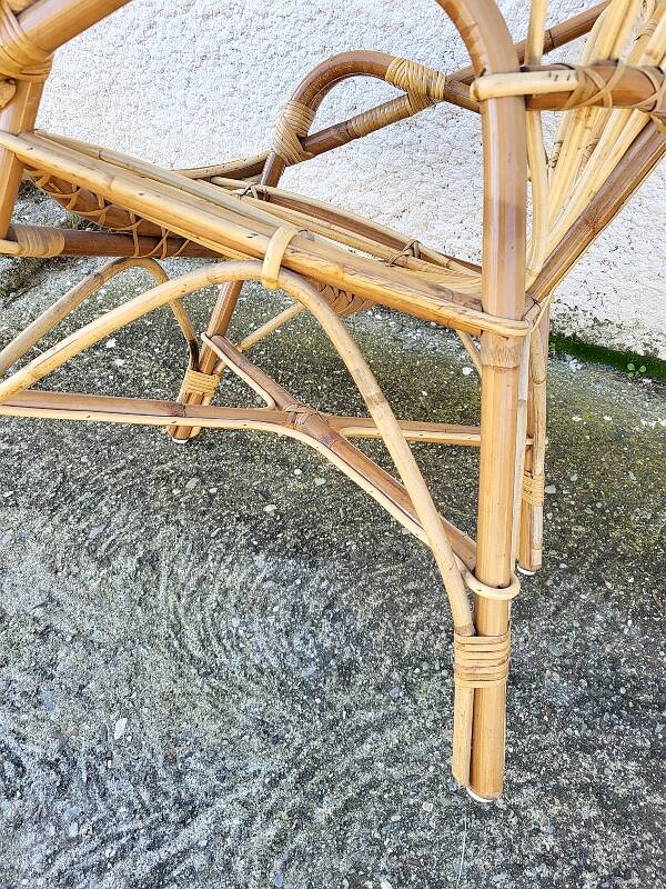 Rattan armchair 1960