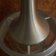 Vintage designer aluminum pendant light