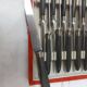 12 ebony handled knives, 1950