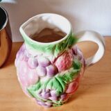 Pastel fruit slip pitcher