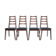 Un ensemble de chaises Danemark années 1960