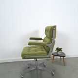 Groene draaibare bureaustoel Ring Mekanikk Norway