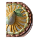 Plat à tarte barbotine Poires