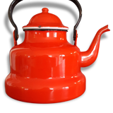 Red japy teapot