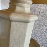 Lamp with natural lampshade