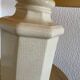 Lamp with natural lampshade