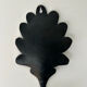 Bougeoir  feuille de chêne en fer forgé