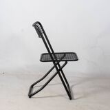 Black Folding Chair by Federico Giner