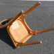 Set of 6 Baumann light beech bistro chairs model N°24