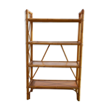 Vintage rattan shelf