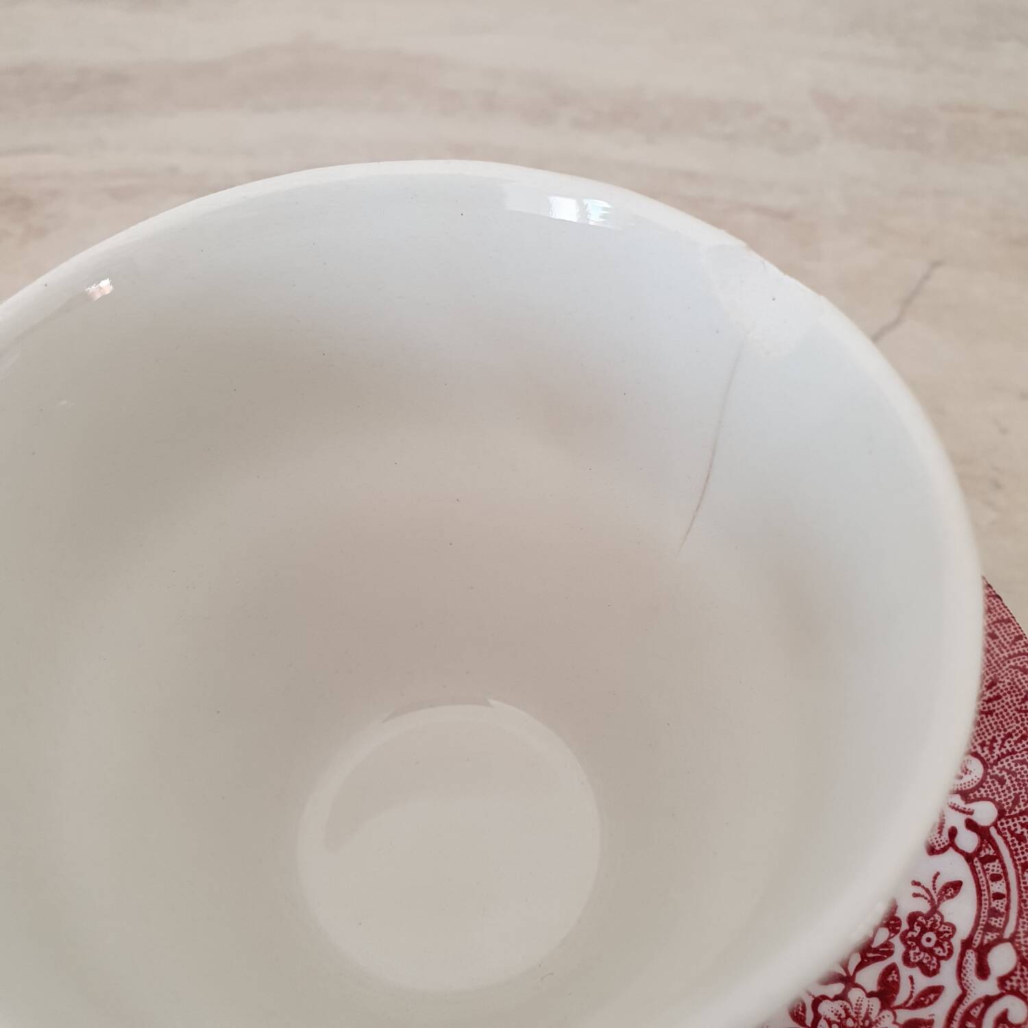 Tasses et sous-tasses Ironstone / service café thé Anglais "Olde Count