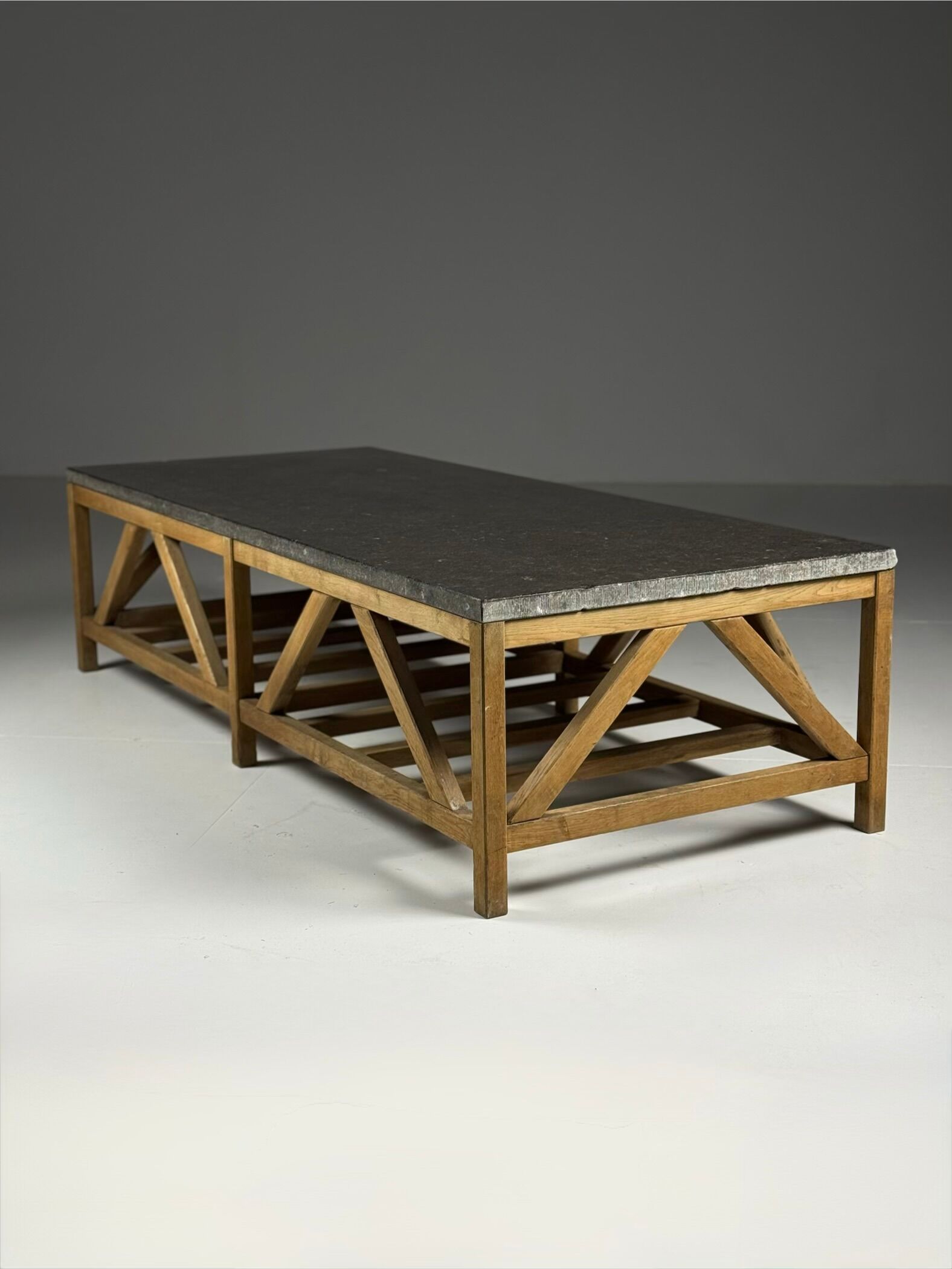 Vintage bluestone coffee table