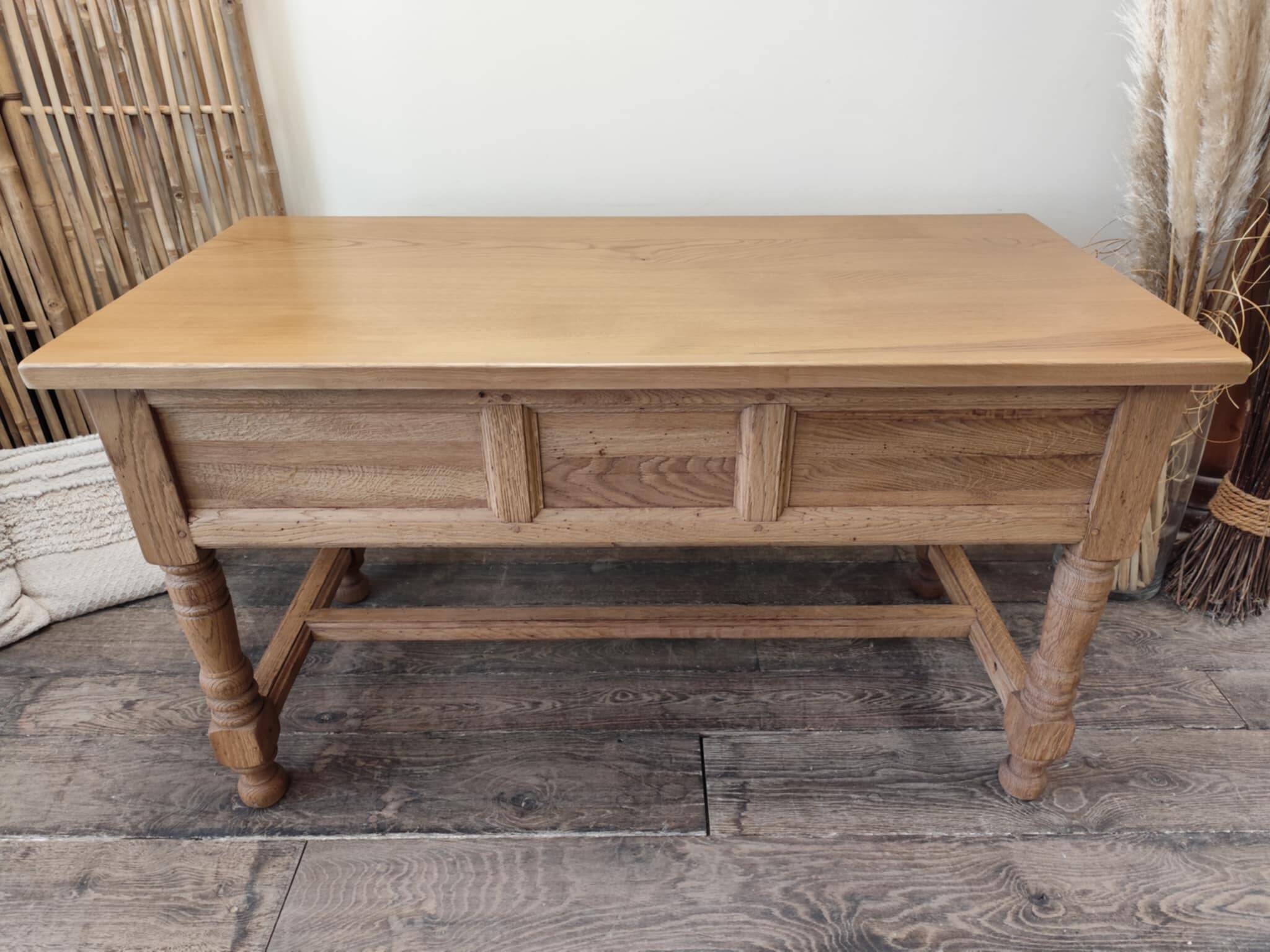 Solid oak desk