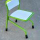 Green tubular children's chair 60 years;