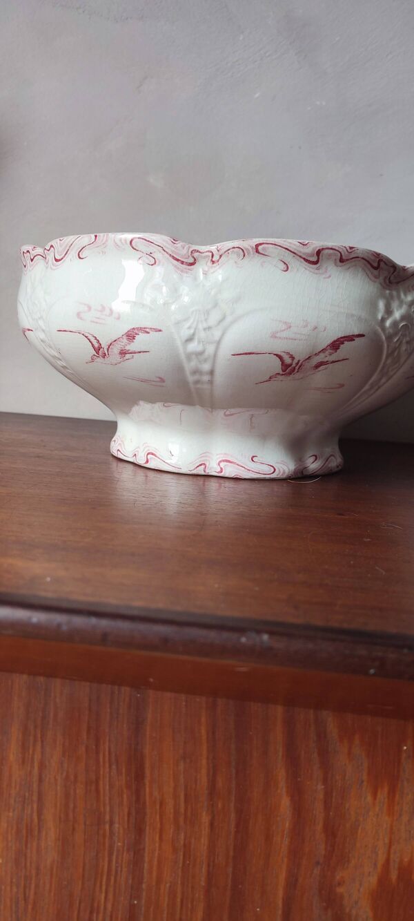 Saladier Art Nouveau Longwy