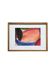 Framed abstract painting
