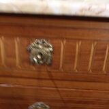 Louis XVI-style dresser marked on marble