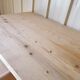 Vintage wooden desk, X-shaped legs