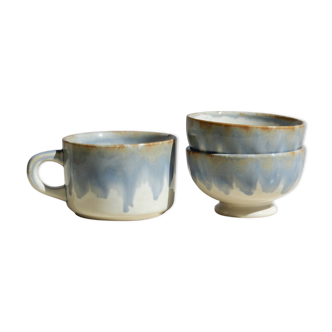 2 bowls and 1 cup sandstone