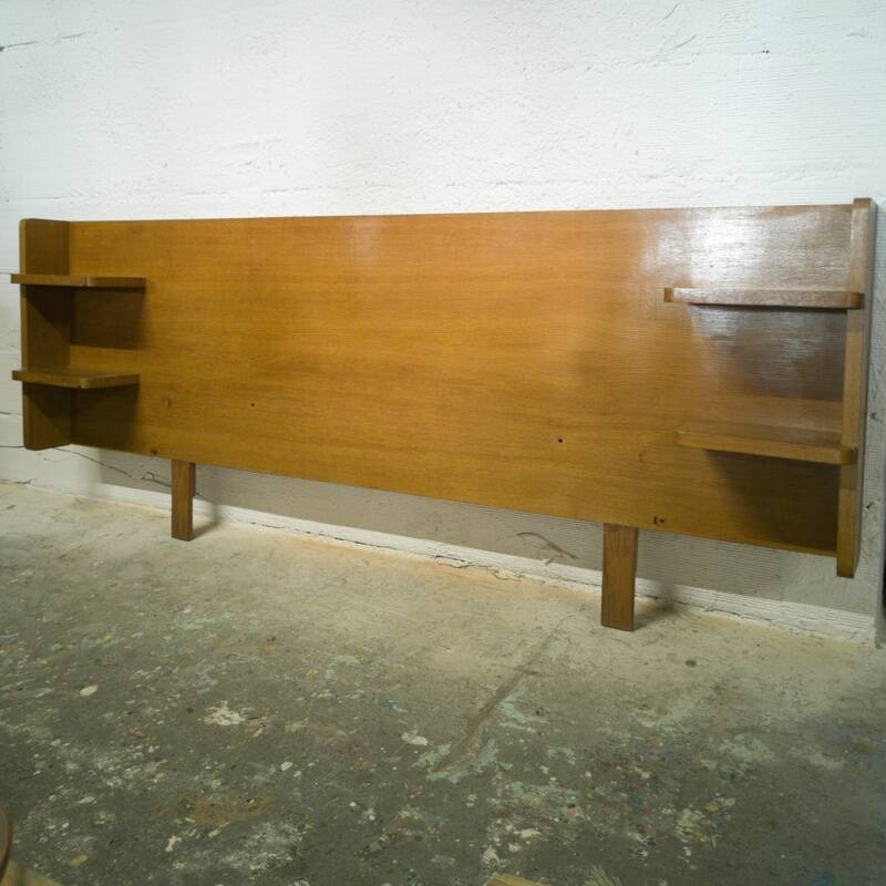 Vintage shelf headboard